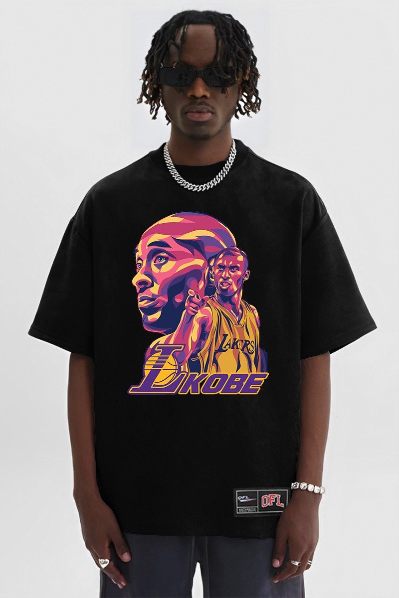 Camiseta Oversized Oficial Lakers Kobe
