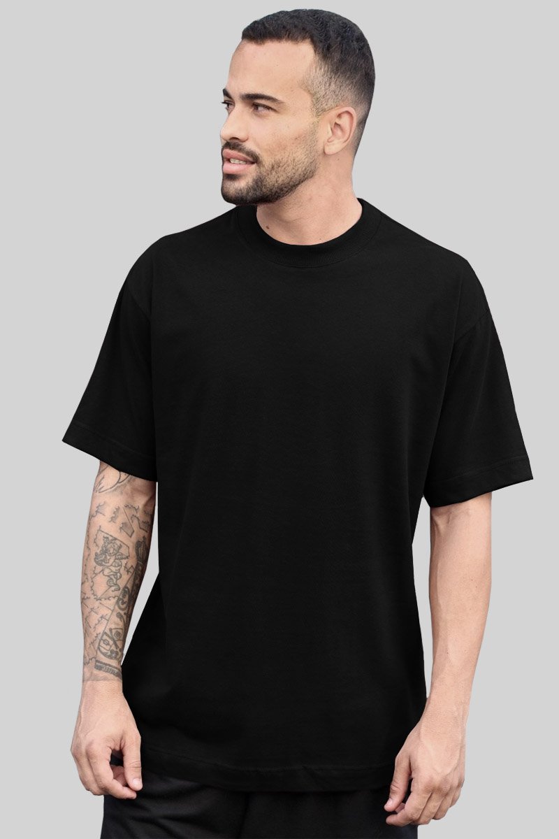 Camiseta Oversized Oficial Lisa Preta