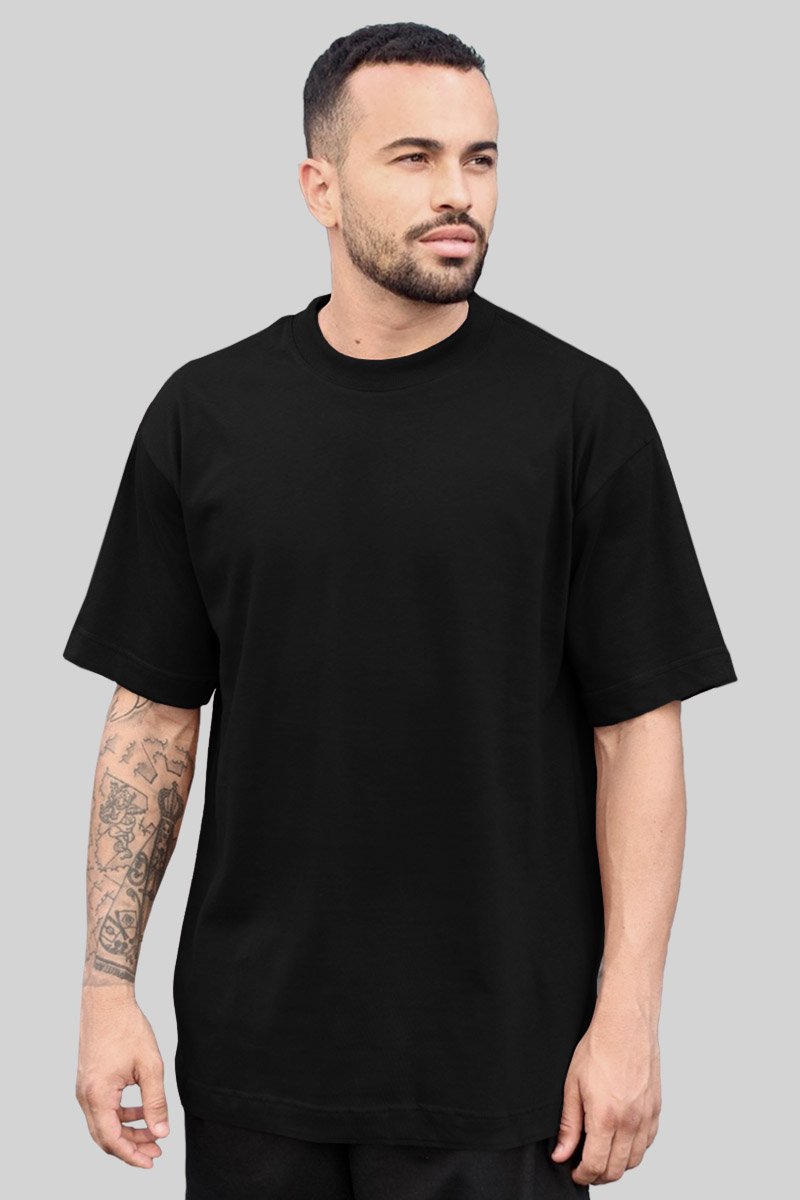Camiseta Oversized Oficial Lisa Preta