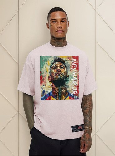 Camiseta Oversized Oficial Mosaico Neymar