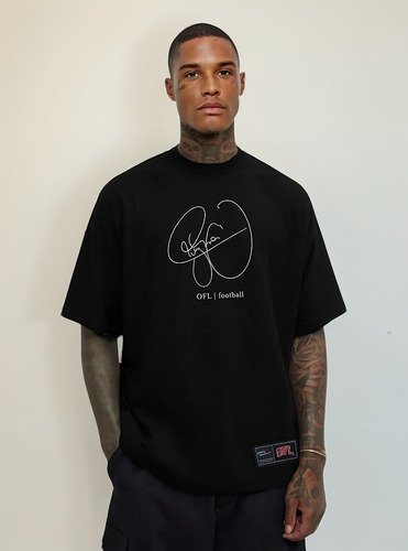 Camiseta Oversized Oficial Neymar Assinatura