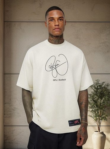 Camiseta Oversized Oficial Neymar Assinatura
