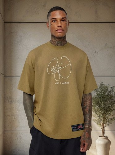 Camiseta Oversized Oficial Neymar Assinatura