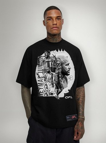 Camiseta Oversized Oficial Neymar Champions