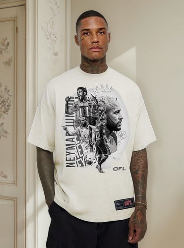 Camiseta Oversized Oficial Neymar Champions