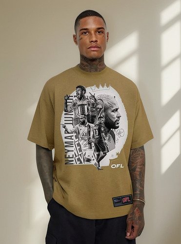 Camiseta Oversized Oficial Neymar Champions