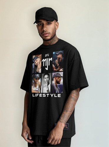 Camiseta Oversized Oficial Njr. Life Style 2