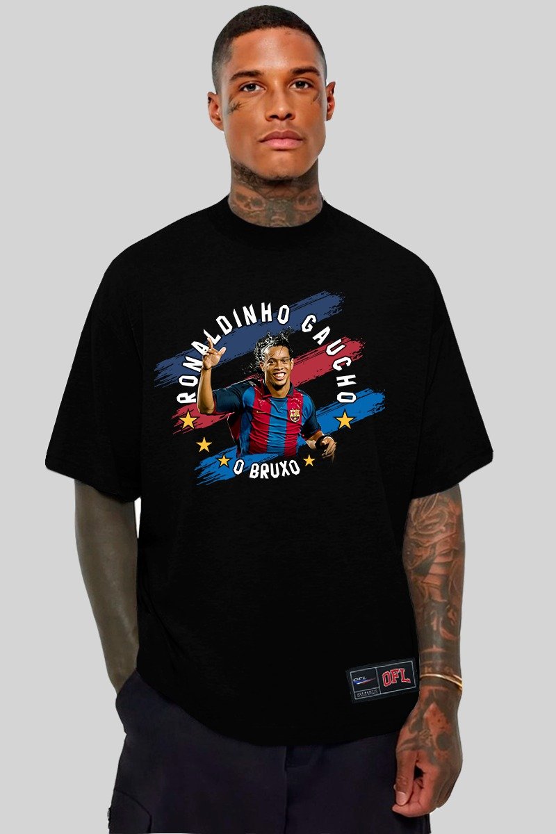 Camiseta Oversized Oficial Ronaldinho 'O Bruxo'