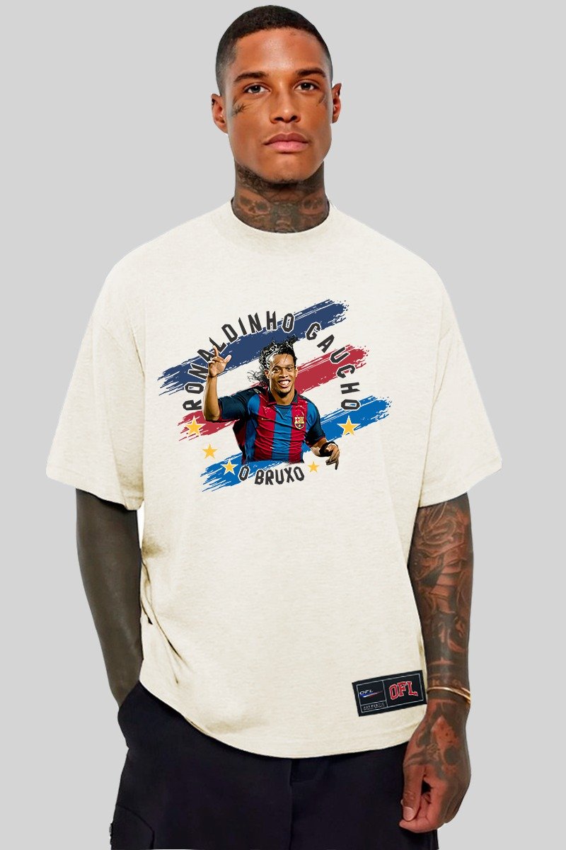Camiseta Oversized Oficial Ronaldinho 'O Bruxo'