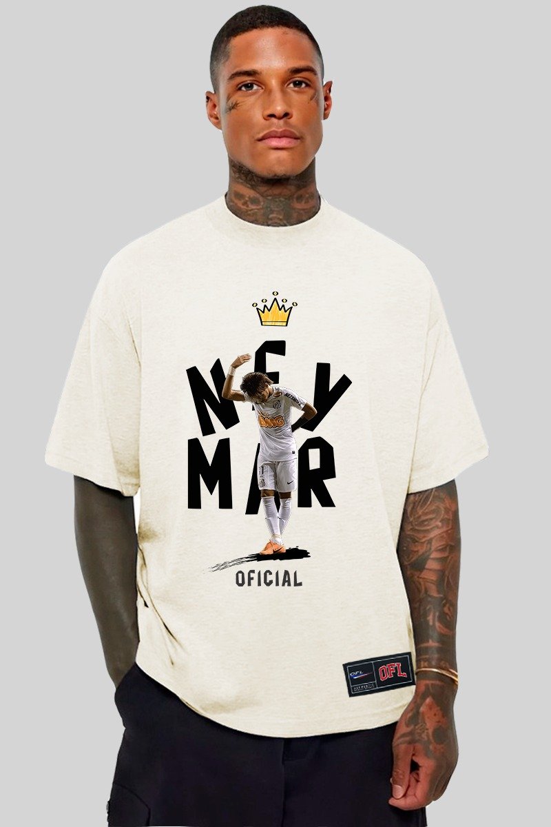 Camiseta Oversized Rei Ney