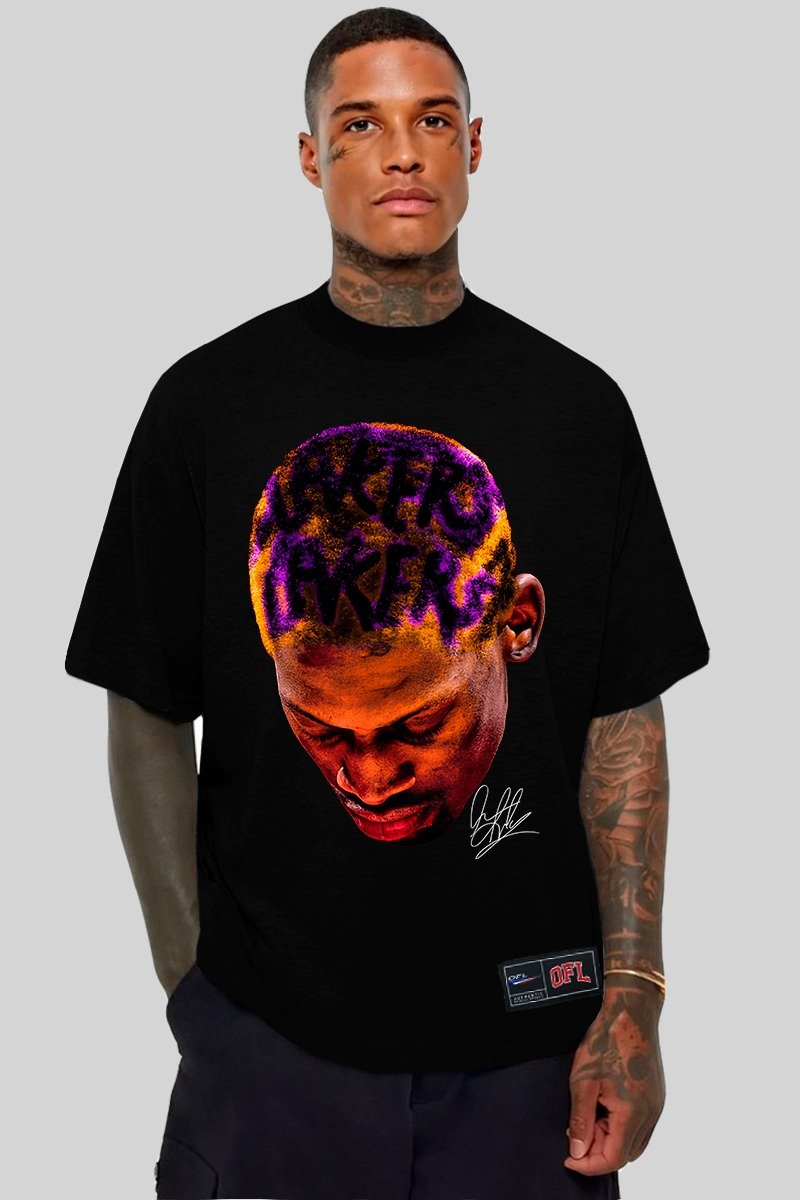 Camiseta Oversized Rodman Assinatura
