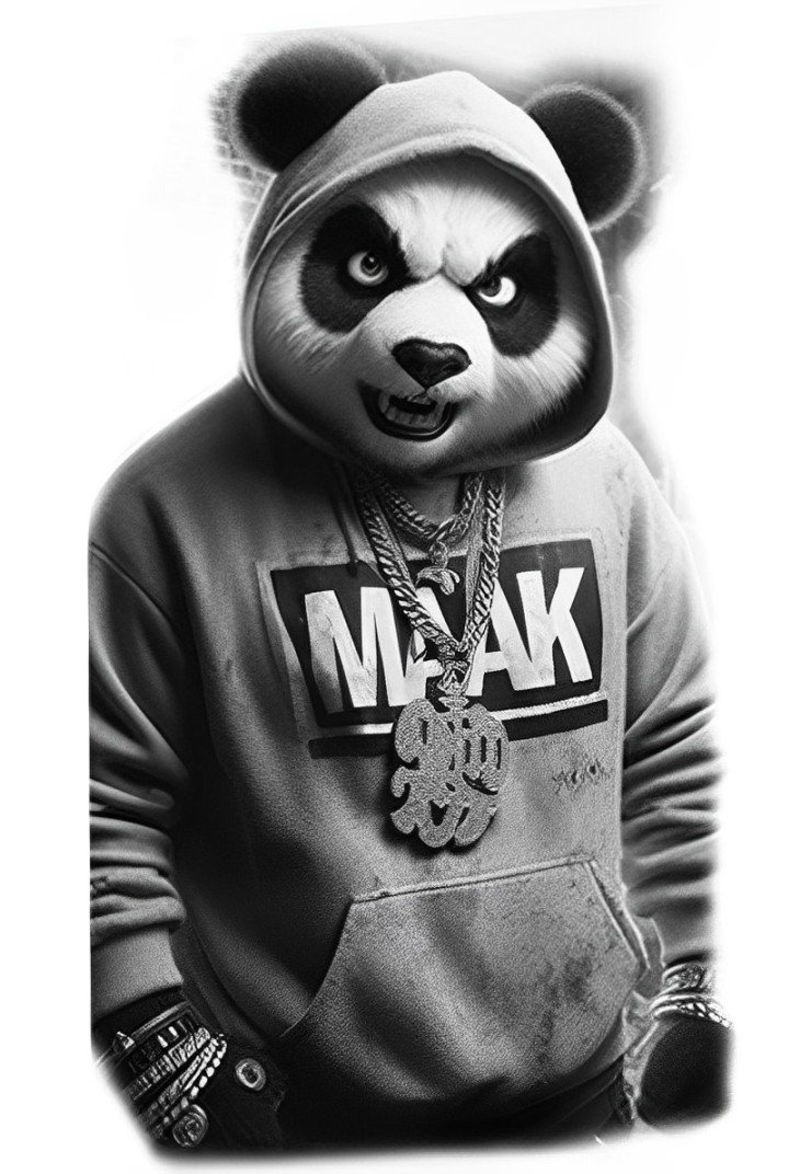 Camiseta Panda Official Thug