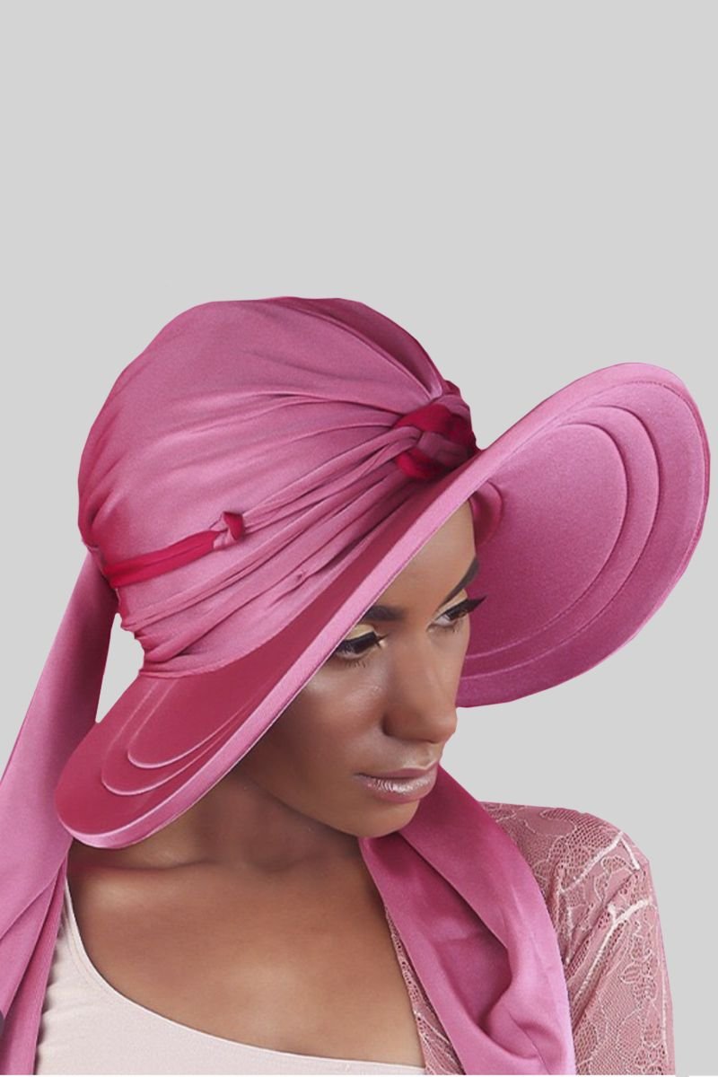 Chapéu Afrodite Moda Praia Donna Queen UPF50+ Goiaba