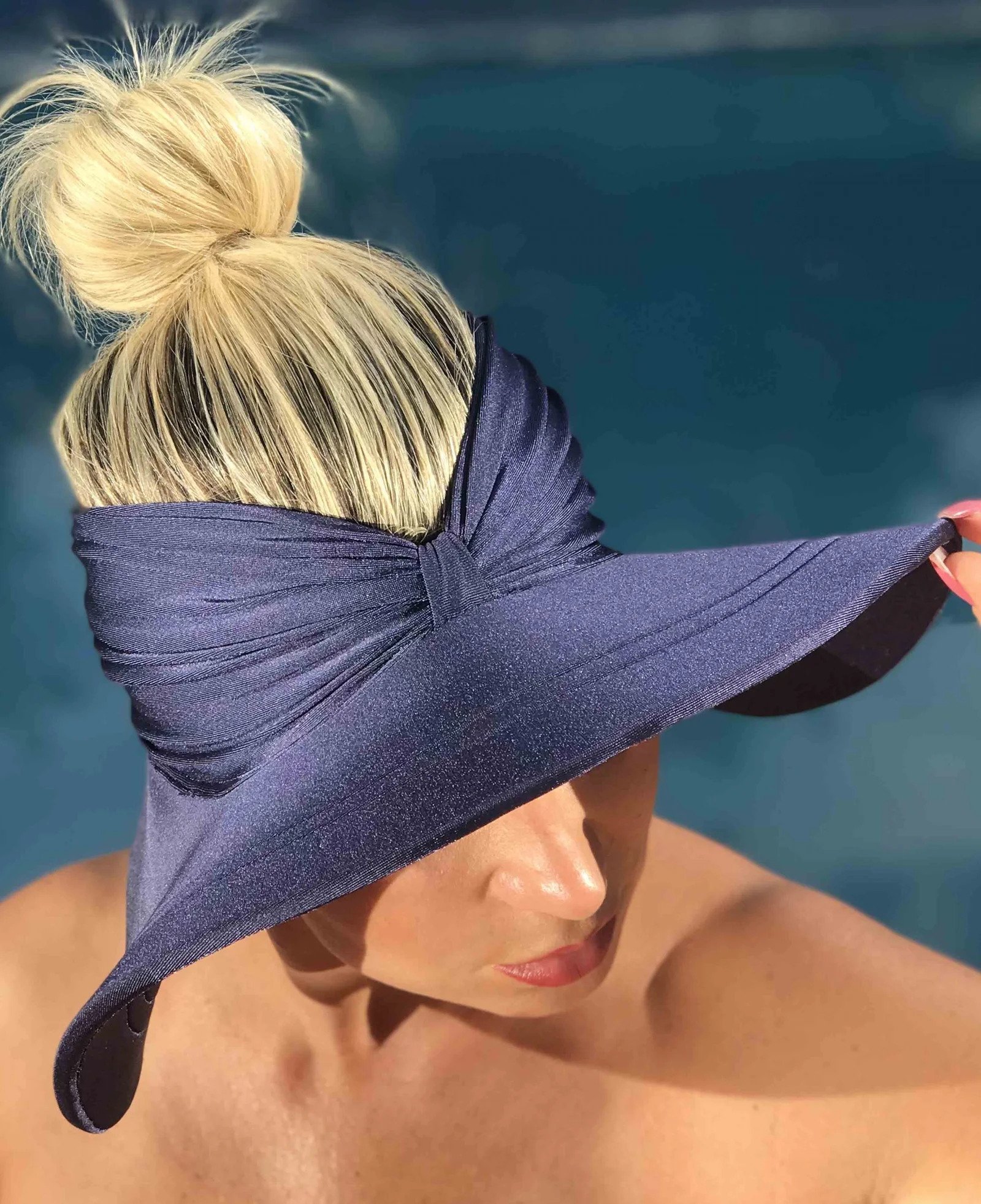 Chapéu Elizabeth- Azul marinho