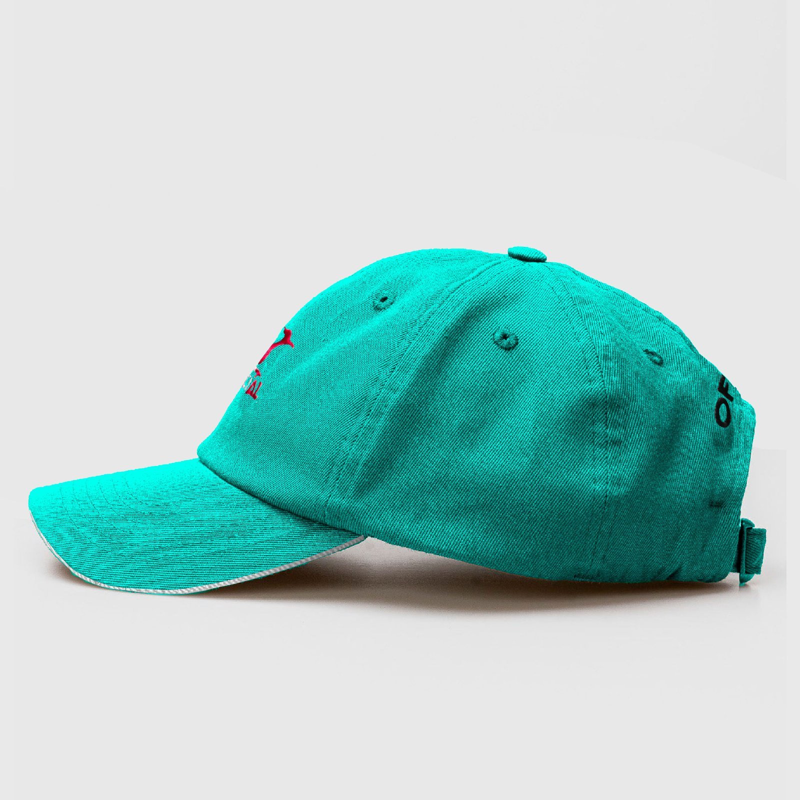 Dad Hat Boné OFL The Embroidery French Verde Agua