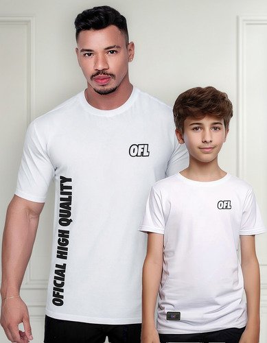 Kit Camisetas Algodão Mês Do Pais Tal Pai Tal Filho