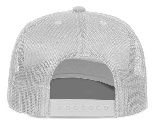 Kits 10 Bonés Lisos Trucker Tela Branco Aba Curva Casual