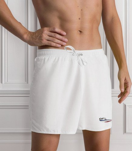Lote 4 Shorts Tactel Liso Ofl Unissex 3 Bolsos