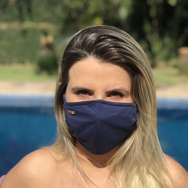 Máscara Donna Queen - Azul Marinho
