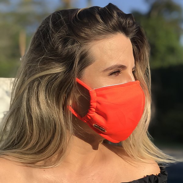 Máscara Donna Queen - Laranja