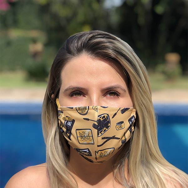 Máscara Donna Queen - Lip Stick Caramelo