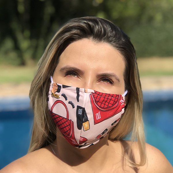 Máscara Donna Queen - Lip Stick Salmon