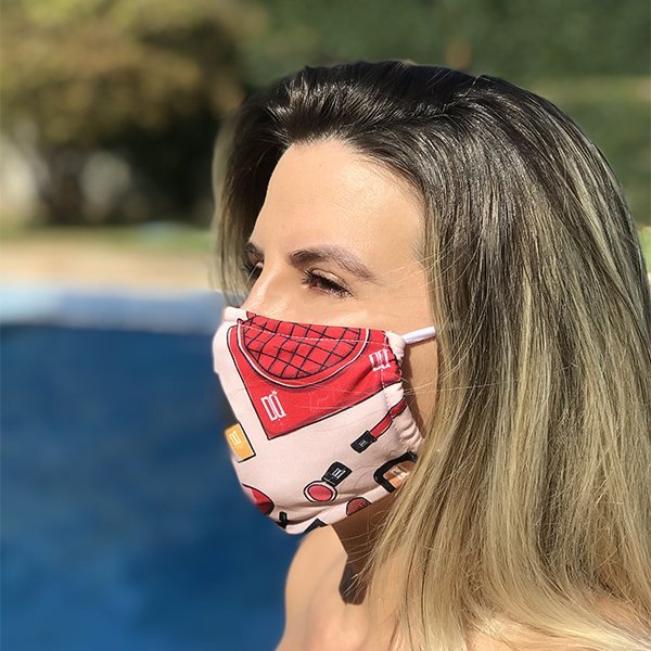 Máscara Donna Queen - Lip Stick Salmon