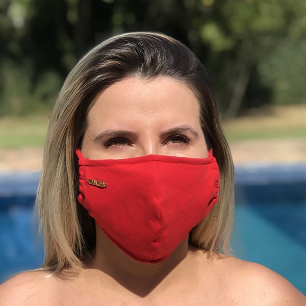 Máscara Donna Queen - Vermelha