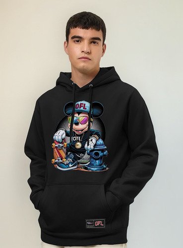 Moletom Canguru Ofl Mickey Underground