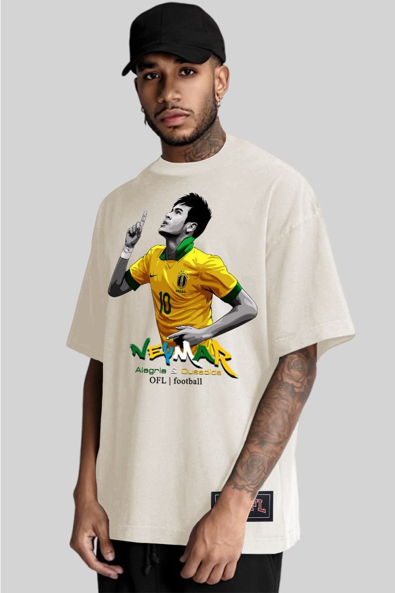 Camiseta Oversized NJr. Alegria e Ousadia