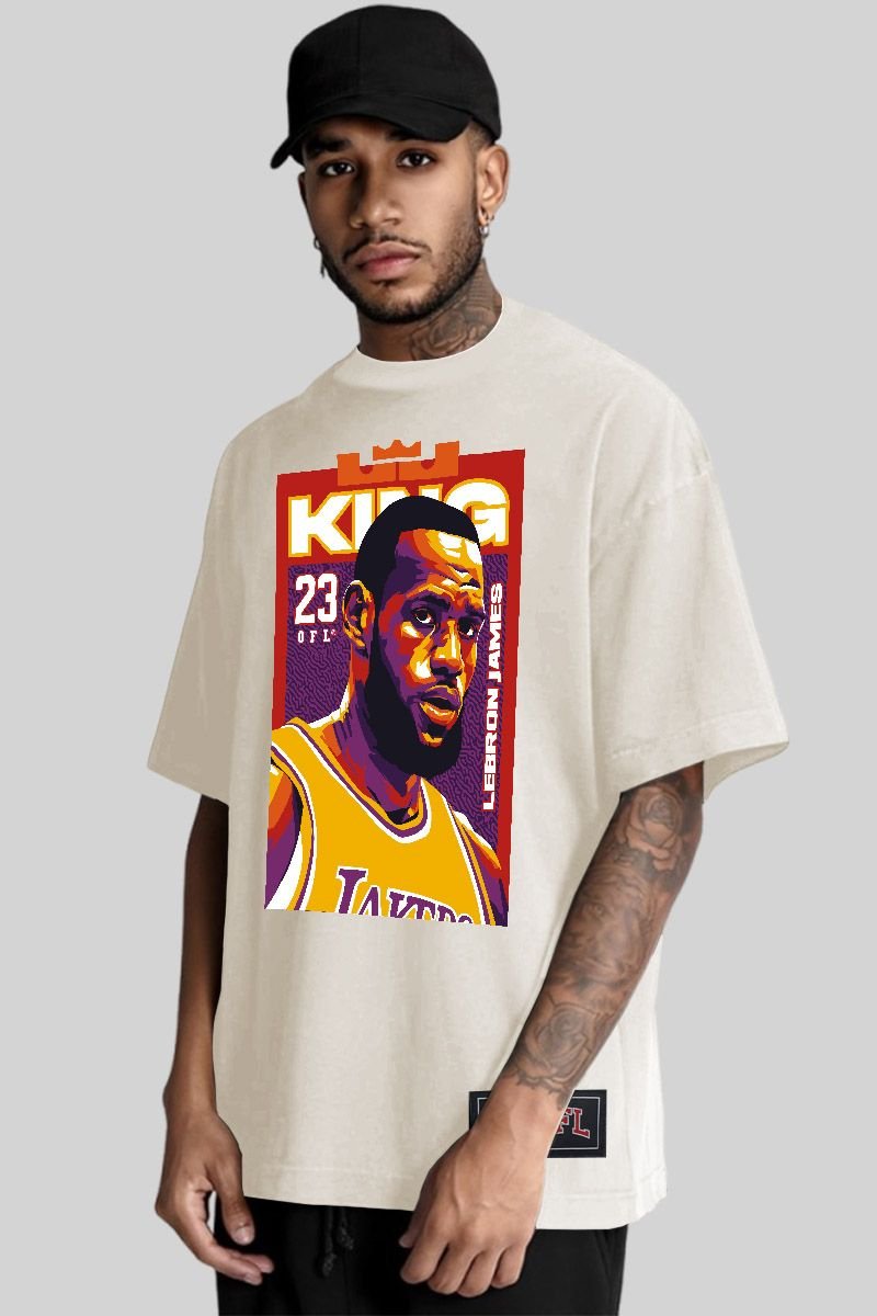 Camiseta Oversized Oficial Basketball King James