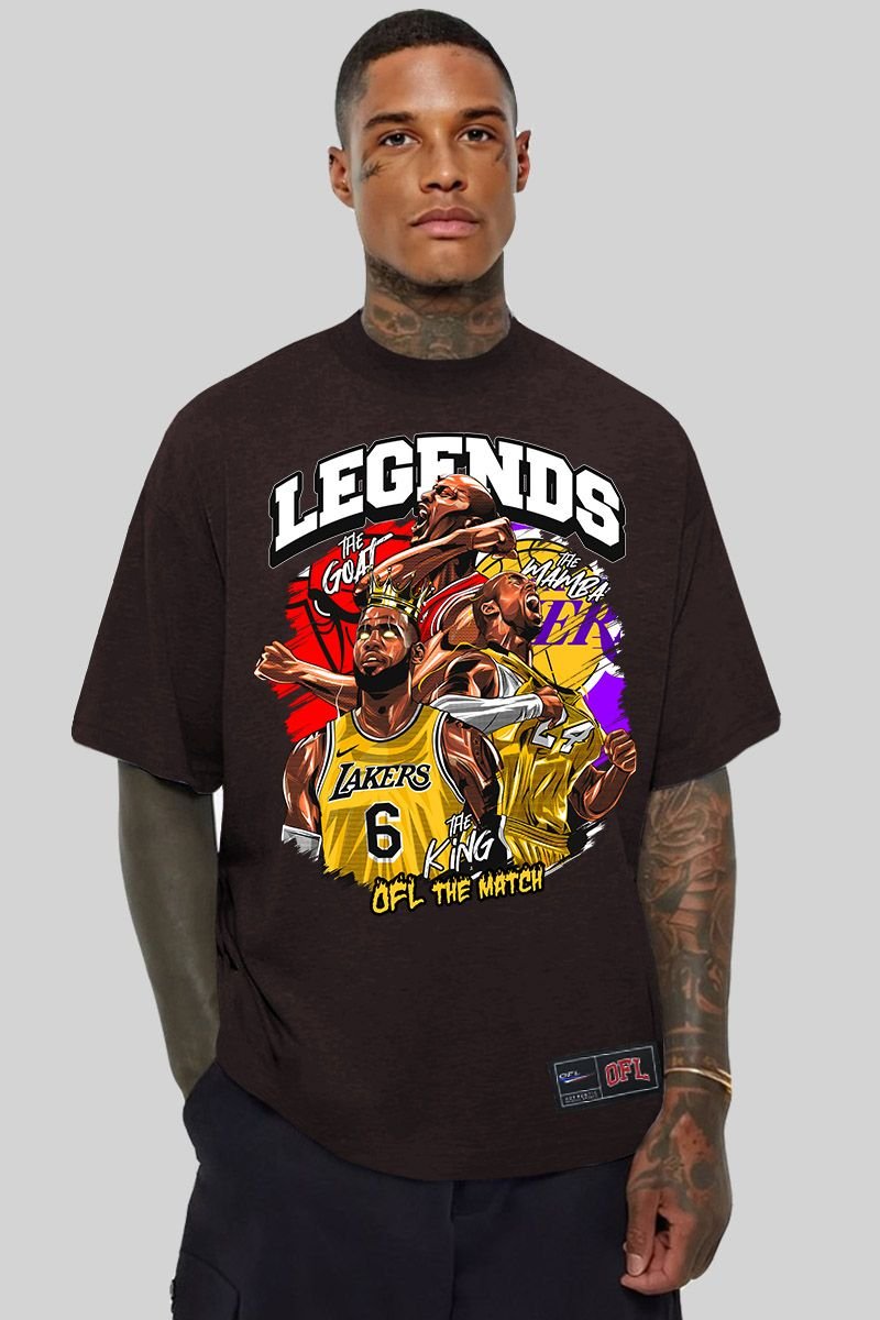 Camiseta Oversized Oficial Basketball Legends NBA