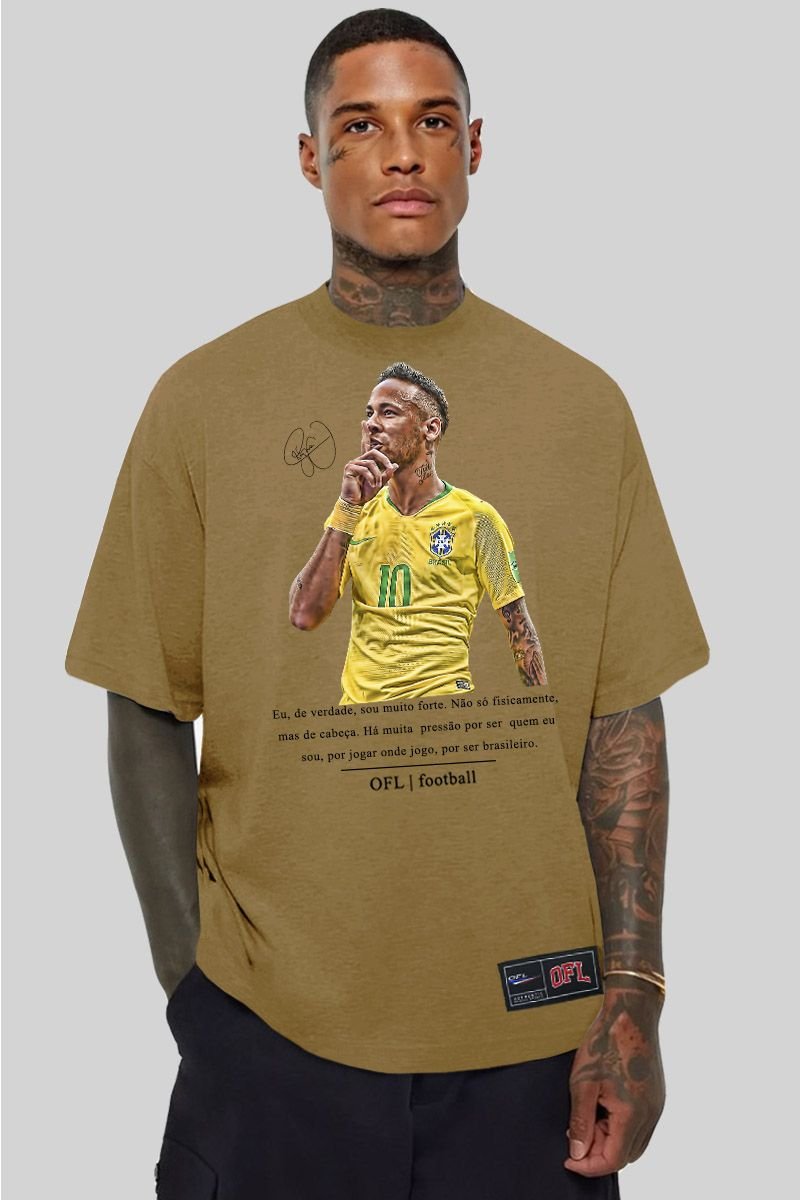 Camiseta Oversized Oficial Neymar frases