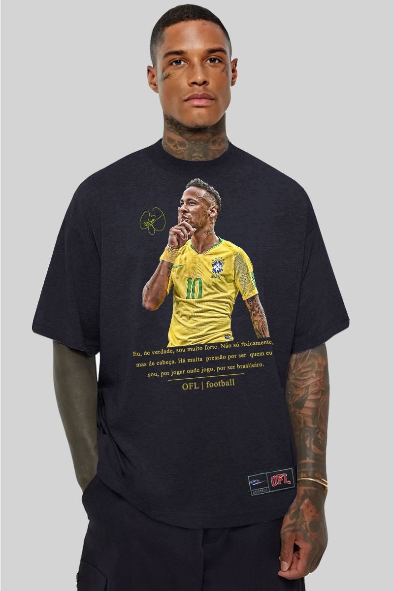 Camiseta Oversized Oficial Neymar frases