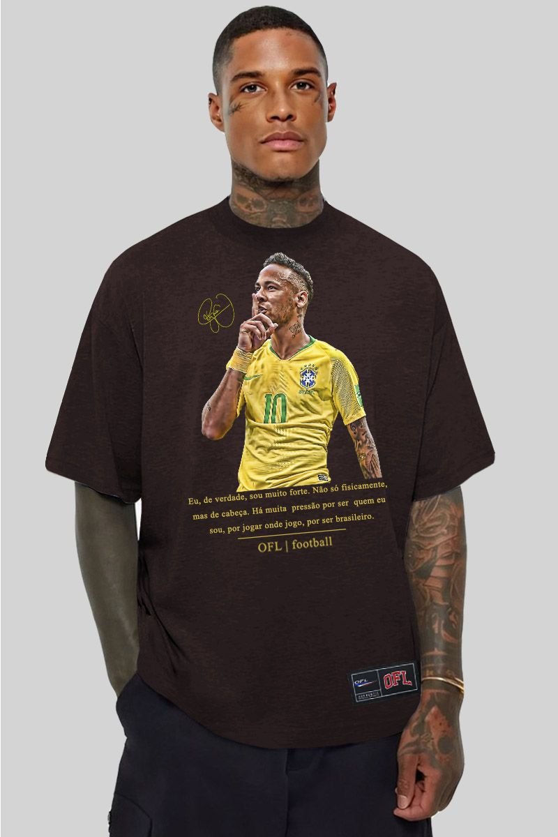 Camiseta Oversized Oficial Neymar frases