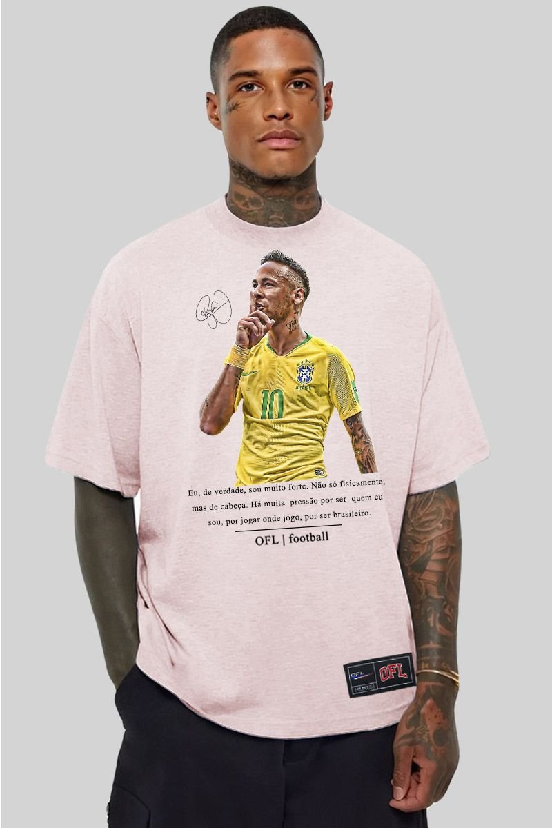 Camiseta Oversized Oficial Neymar frases