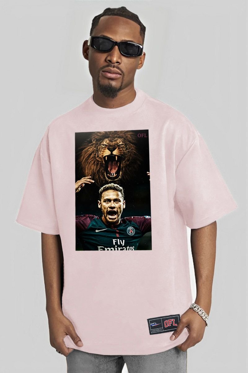 Camiseta Oversized Oficial Neymar Lion PSG