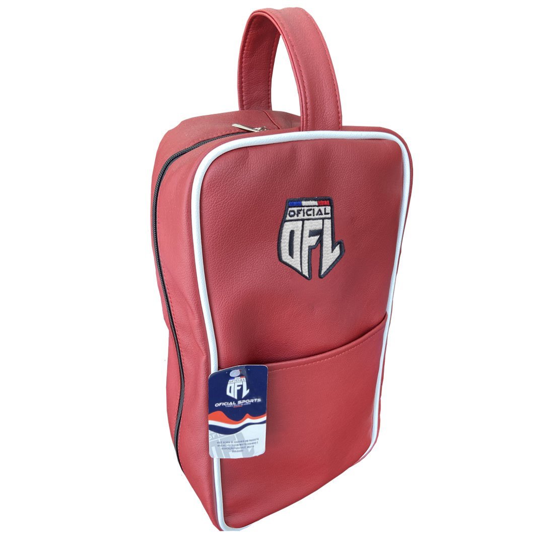 Porta Chuteira Couro Oficial Red - OUTLET