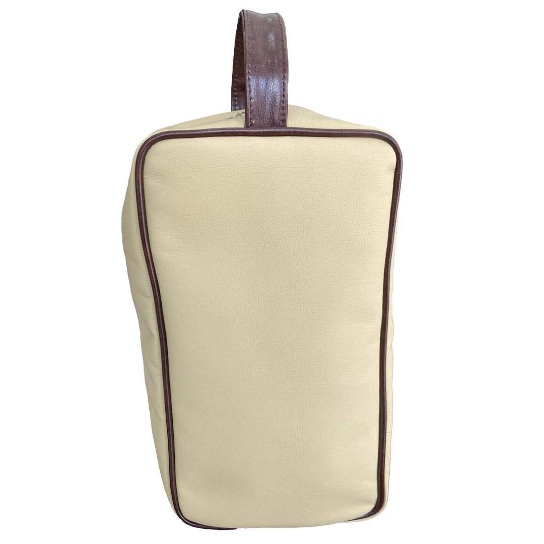 Porta Chuteira Oficial Couro Bege