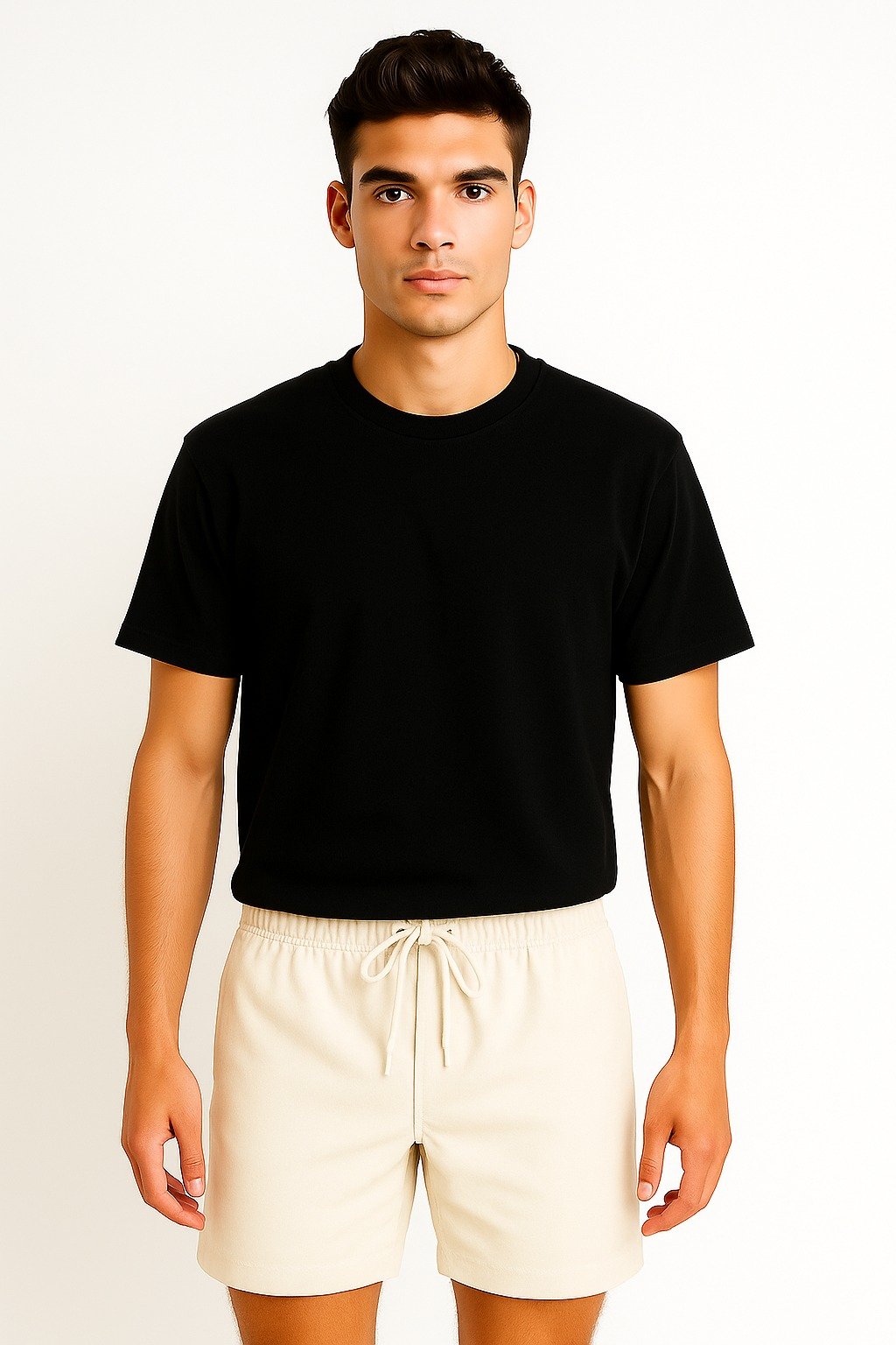 Short Masculino Liso de Moletom