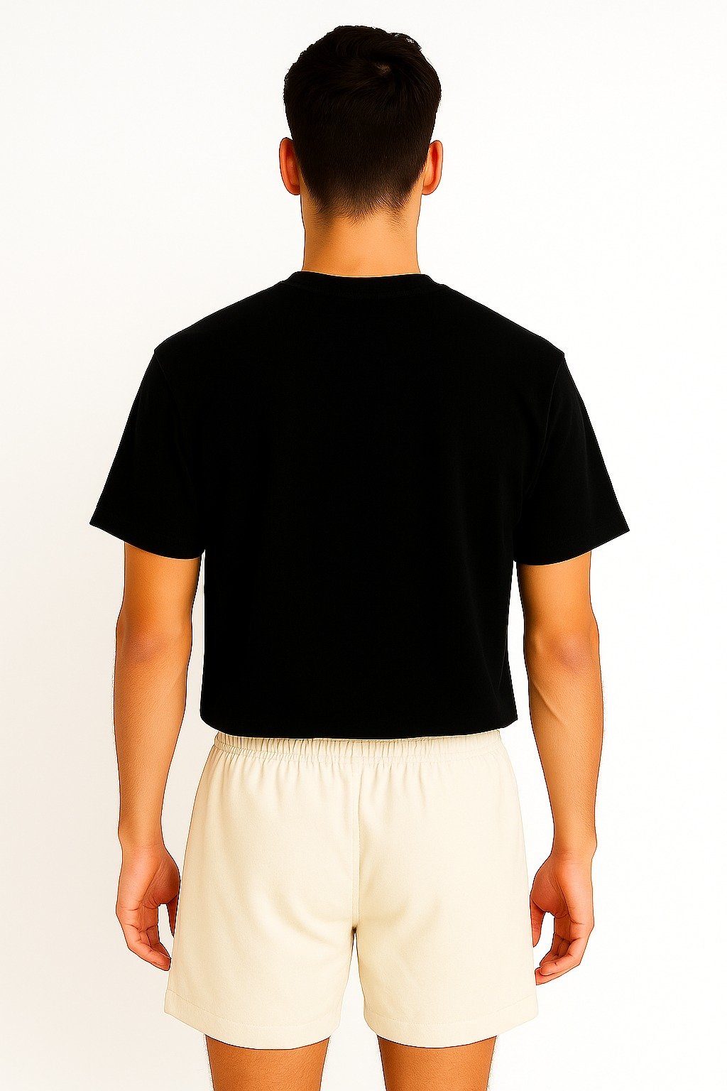 Short Masculino Liso de Moletom