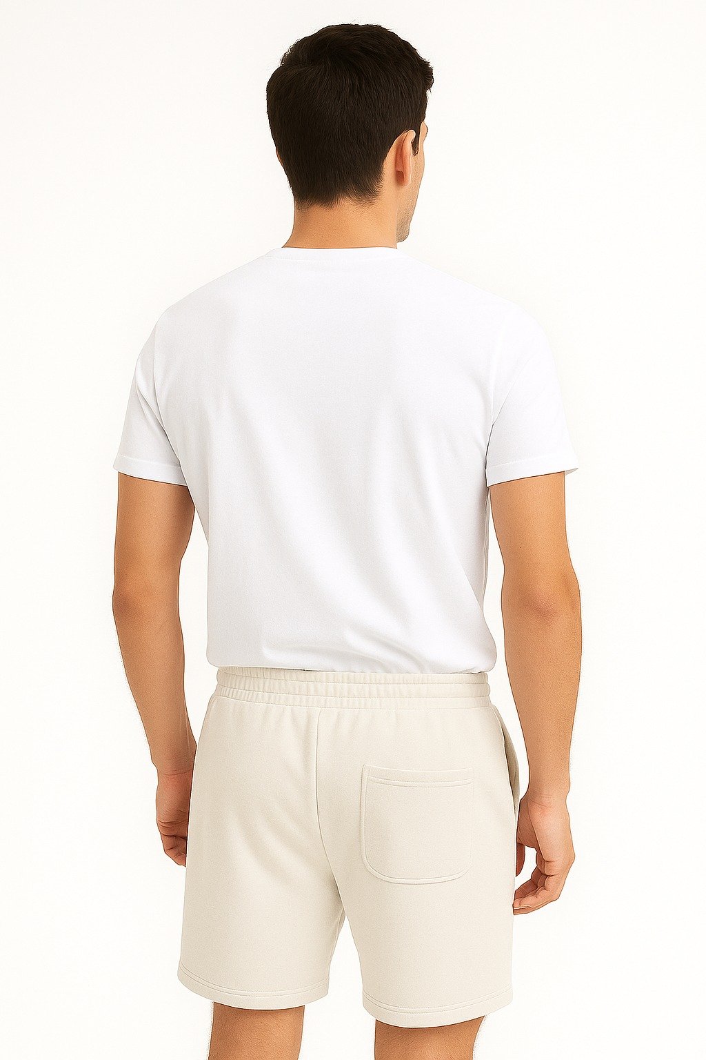 Short Masculino Liso de Moletom