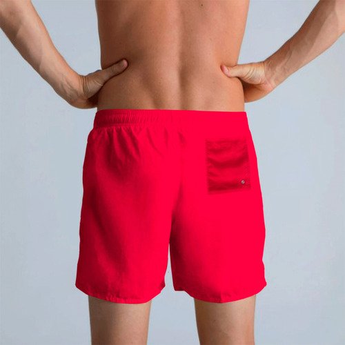Shorts Tactel Liso Ofl Unissex Com 3 Bolsos Rosa