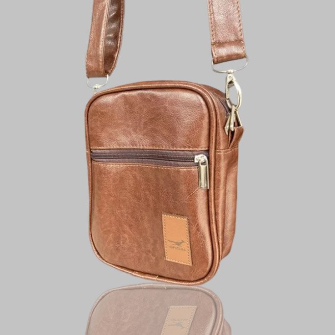Shoulder Bag Couro OFL Apply Marrom