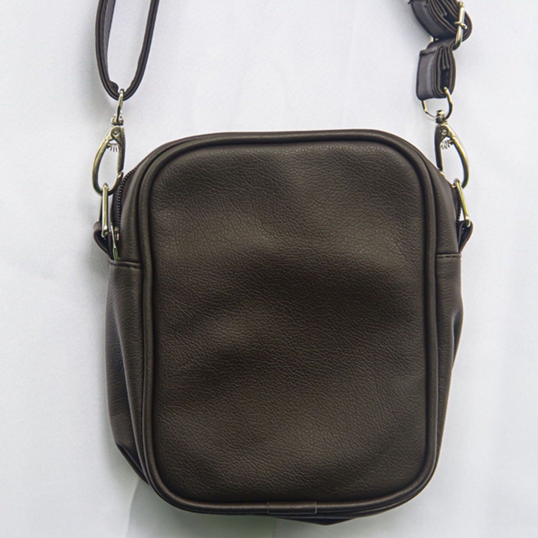 Shoulder Bag Oficial Bordado Marrom