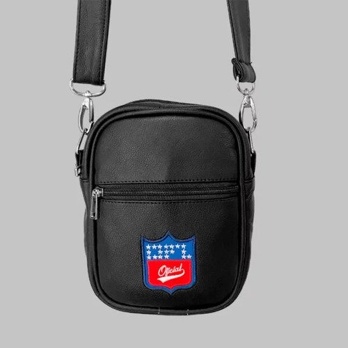 Shoulder Bag Oficial Shield Black Courino