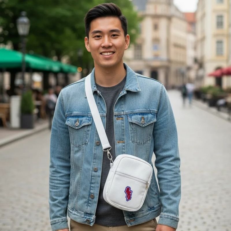 Shoulder Bag OFL Couro Branca