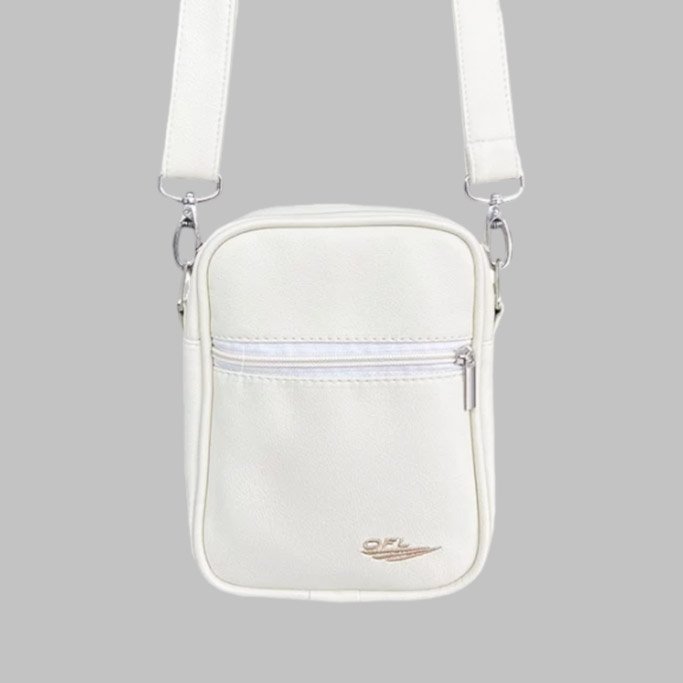 Shoulder Bag OFL Couro Embroidery Off White - OUTLET