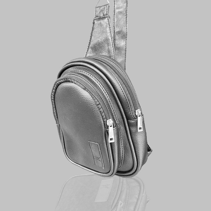 Shoulder Bag Transversal Couro Oficial Apply Preta