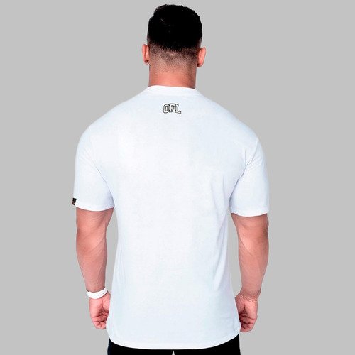 T-shirt Oficial Print Collar 100% Algodão Malha Egípcia